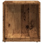 vidaXL Măsuță laterală, lemn vechi, 33x33x34 cm, lemn prelucrat
