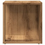 vidaXL Masă laterală, stejar artizanal, 33x33x34 cm, lemn prelucrat