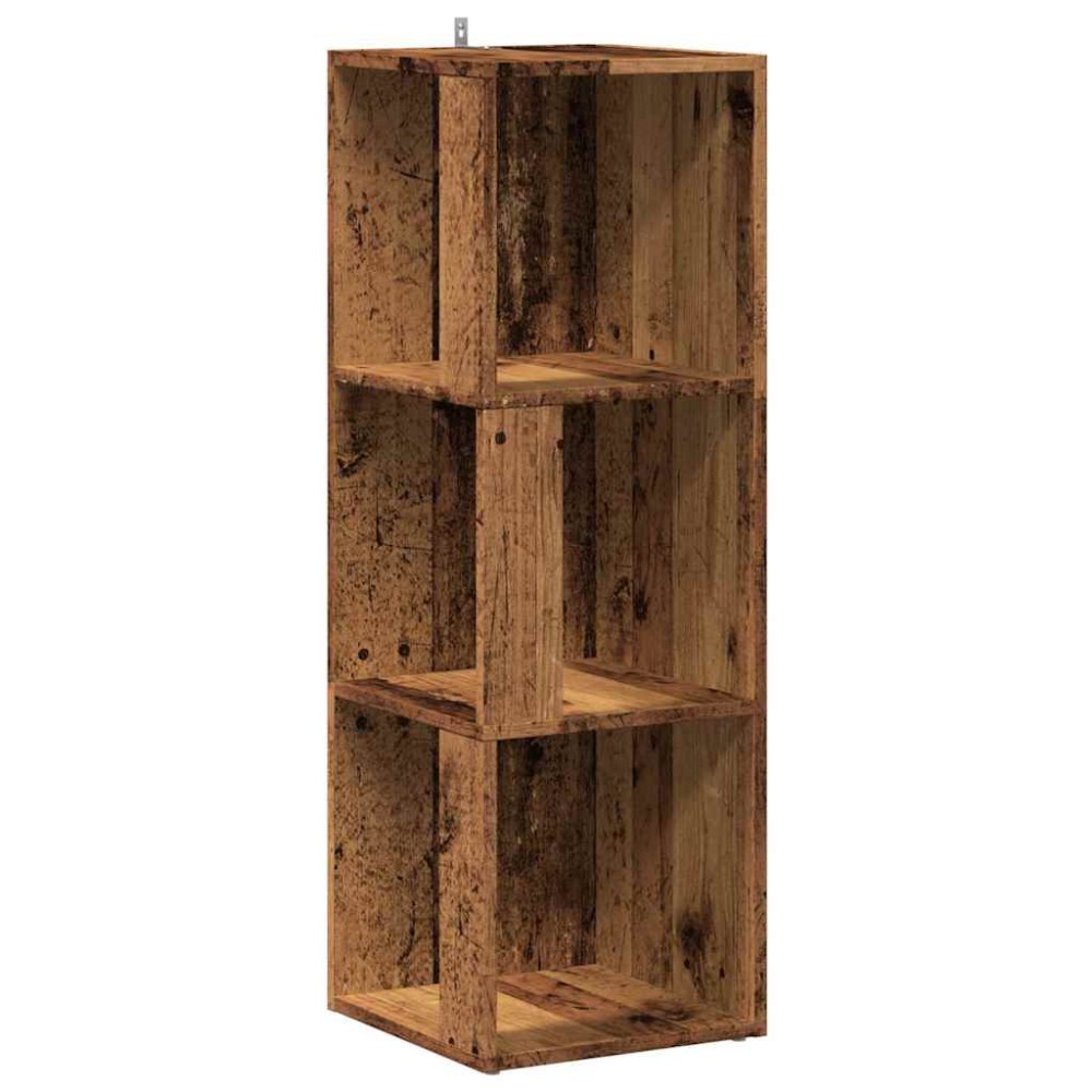 vidaXL Dulap de colț din lemn vechi 33x33x100 cm lemn prelucrat