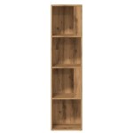 vidaXL Dulap colțar, Stejar artizanal, 33x33x132 cm, lemn prelucrat