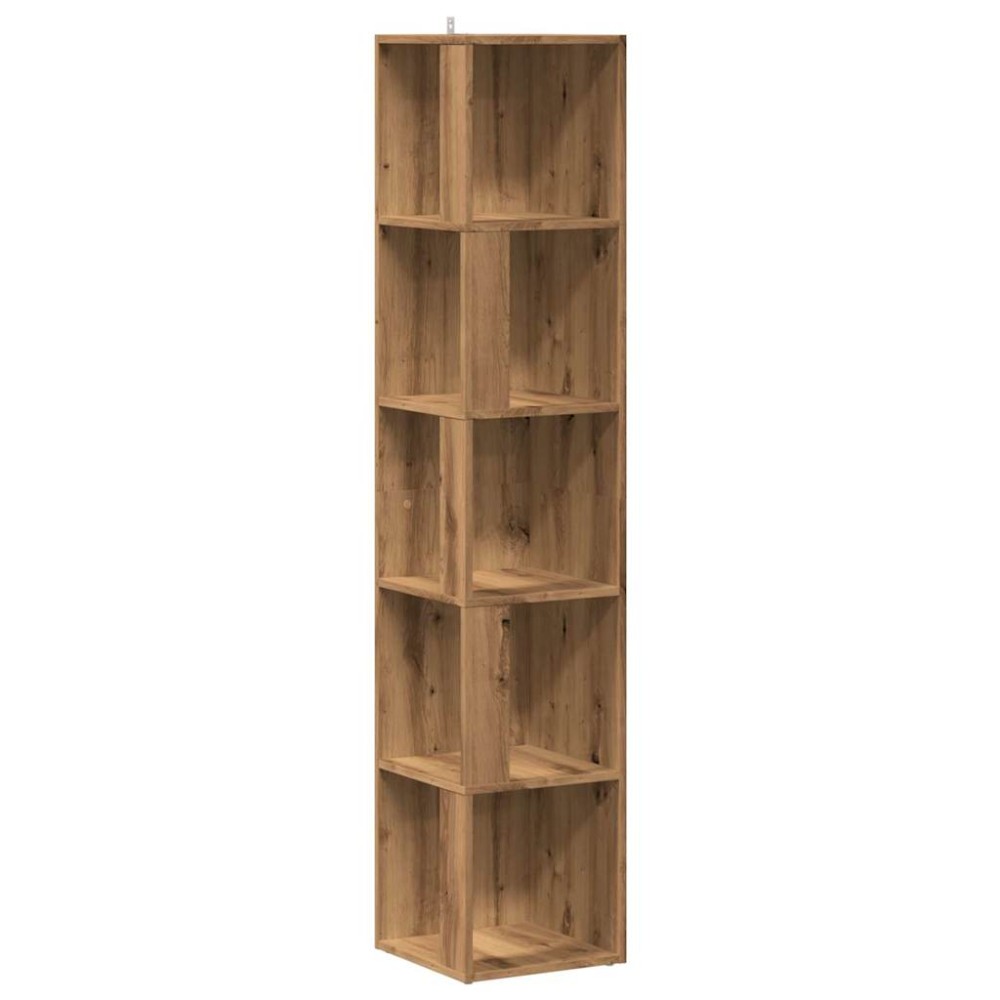 vidaXL Dulap de colț Artisan Stejar 33x33x165 cm Lemn prelucrat