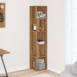 vidaXL Dulap de colț Artisan Stejar 33x33x165 cm Lemn prelucrat