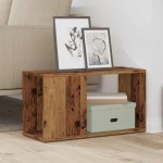 vidaXL Comodă TV, Lemn vechi, 60x24x32 cm, PAL vidaXL Comodă TV, Lemn vechi, 60x24x32 cm, PAL