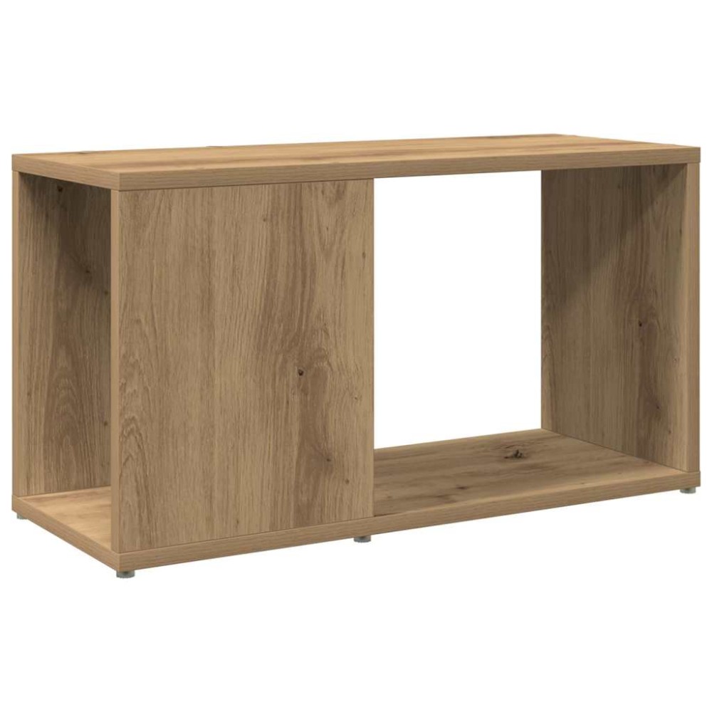 vidaXL Comodă TV, Stejar artizanal, 60x24x32 cm, lemn compozit