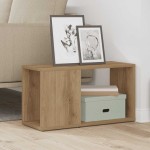 vidaXL Comodă TV, Stejar artizanal, 60x24x32 cm, lemn compozit vidaXL Comodă TV, Stejar artizanal, 60x24x32 cm, lemn compozit