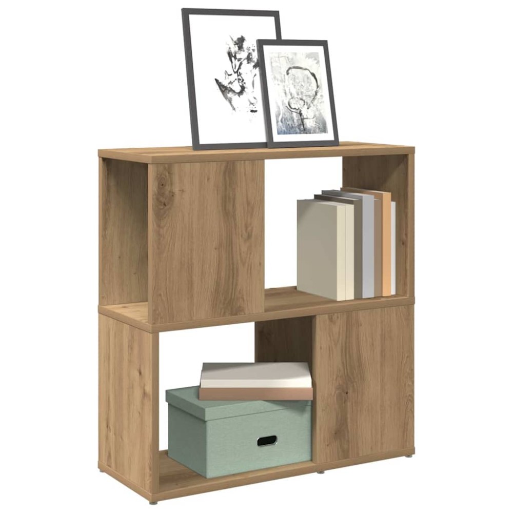 vidaXL Bibliotecă, stejar artizanal, 60x24x63 cm, lemn prelucrat