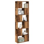 vidaXL Bibliotecă/Separator de cameră, Lemn vechi, 60x24x186 cm