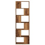 vidaXL Bibliotecă/Separator de cameră, Lemn vechi, 60x24x186 cm