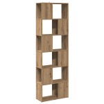 vidaXL Bibliotecă/Separator de cameră, Stejar artizanal, 60x24x186 cm vidaXL Bibliotecă/Separator de cameră, Stejar artizanal, 60x24x186 cm