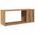 vidaXL Comodă TV, stejar artizanal,80x24x32cm, lemn prelucrat vidaXL Comodă TV, stejar artizanal,80x24x32cm, lemn prelucrat