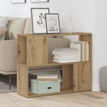 vidaXL Dulap cu cărți/Separator de cameră Stejar Artisan 80x24x63 cm vidaXL Dulap cu cărți/Separator de cameră Stejar Artisan 80x24x63 cm