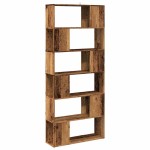 vidaXL Bibliotecă/Separator de cameră, Lemn vechi, 80x24x186 cm vidaXL Bibliotecă/Separator de cameră, Lemn vechi, 80x24x186 cm
