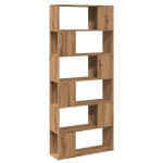 vidaXL Bibliotecă/Separator de cameră, Stejar artizanal, 80x24x186 cm vidaXL Bibliotecă/Separator de cameră, Stejar artizanal, 80x24x186 cm