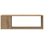 vidaXL Comodă TV, stejar artizanal, 100x24x32 cm, lemn prelucrat vidaXL Comodă TV, stejar artizanal, 100x24x32 cm, lemn prelucrat