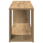 vidaXL Comodă TV, stejar artizanal, 100x24x32 cm, lemn prelucrat vidaXL Comodă TV, stejar artizanal, 100x24x32 cm, lemn prelucrat