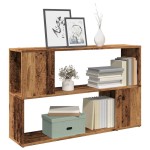 vidaXL Bibliotecă, Lemn vechi, 100x24x63 cm, PAL vidaXL Bibliotecă, Lemn vechi, 100x24x63 cm, PAL