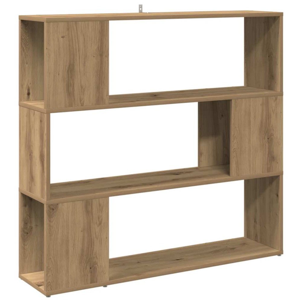 vidaXL Bibliotecă/Separator de cameră, stejar artizanal, 100x24x94 cm