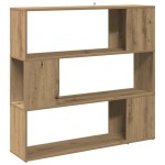 vidaXL Bibliotecă/Separator de cameră, stejar artizanal, 100x24x94 cm