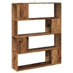 vidaXL Bibliotecă/Separator cameră, lemn vechi, 100x24x124,5 cm vidaXL Bibliotecă/Separator cameră, lemn vechi, 100x24x124,5 cm