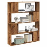 vidaXL Bibliotecă/Separator cameră, lemn vechi, 100x24x124,5 cm vidaXL Bibliotecă/Separator cameră, lemn vechi, 100x24x124,5 cm