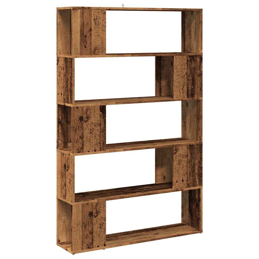 vidaXL Dulap cu cărți/Separator de cameră Lemn vechi 100x24x155 cm