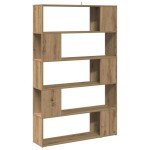 vidaXL Bibliotecă/Separator de cameră, Stejar artizanal, 100x24x155 cm vidaXL Bibliotecă/Separator de cameră, Stejar artizanal, 100x24x155 cm