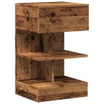 vidaXL Noptiera Lemn Vechi 40x35x65 cm Lemn prelucrat