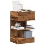 vidaXL Noptiere, 2 buc., lemn vechi, 40x35x65 cm, lemn prelucrat vidaXL Noptiere, 2 buc., lemn vechi, 40x35x65 cm, lemn prelucrat