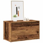 vidaXL Bancă de hol, Lemn vechi, 80x40x45 cm, PAL vidaXL Bancă de hol, Lemn vechi, 80x40x45 cm, PAL