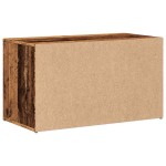 vidaXL Bancă de hol, Lemn vechi, 80x40x45 cm, PAL vidaXL Bancă de hol, Lemn vechi, 80x40x45 cm, PAL