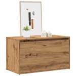 vidaXL Bancă de hol, stejar artizanal, 80x40x45 cm, PAL vidaXL Bancă de hol, stejar artizanal, 80x40x45 cm, PAL