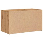 vidaXL Bancă de hol, stejar artizanal, 80x40x45 cm, PAL vidaXL Bancă de hol, stejar artizanal, 80x40x45 cm, PAL