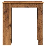 vidaXL Masă bar cu rafturi, lemn vechi, 102x50x103,5 cm lemn prelucrat vidaXL Masă bar cu rafturi, lemn vechi, 102x50x103,5 cm lemn prelucrat