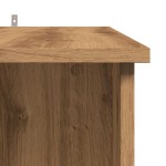 vidaXL Masă de bar cu raft, Stejar artizanal, 102x50x103,5 cm, PAL vidaXL Masă de bar cu raft, Stejar artizanal, 102x50x103,5 cm, PAL