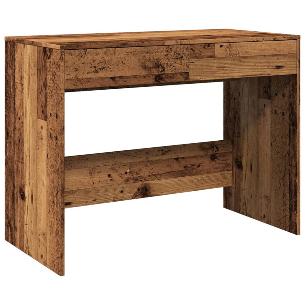 vidaXL Birou, lemn vechi, 101x50x76,5 cm, lemn prelucrat