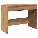 vidaXL Birou, stejar artizanal, 101x50x76,5 cm, lemn prelucrat