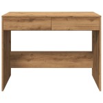 vidaXL Birou, stejar artizanal, 101x50x76,5 cm, lemn prelucrat