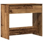 vidaXL Masă consolă, lemn vechi, 89x41x76,5 cm, lemn prelucrat