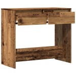 vidaXL Masă consolă, lemn vechi, 89x41x76,5 cm, lemn prelucrat