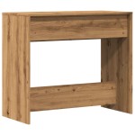 vidaXL Măsuță consolă, stejar artizanal, 89x41x76,5 cm, lemn prelucrat vidaXL Măsuță consolă, stejar artizanal, 89x41x76,5 cm, lemn prelucrat