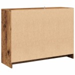 vidaXL Servantă, lemn vechi, 102x33x75 cm, lemn prelucrat