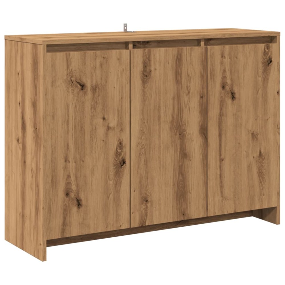 vidaXL Dulap, stejar artizanal, 102x33x75 cm, lemn prelucrat