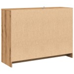 vidaXL Dulap, stejar artizanal, 102x33x75 cm, lemn prelucrat