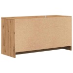 vidaXL Comodă TV, stejar artizanal, 102x37,5x52,5 cm, lemn prelucrat vidaXL Comodă TV, stejar artizanal, 102x37,5x52,5 cm, lemn prelucrat