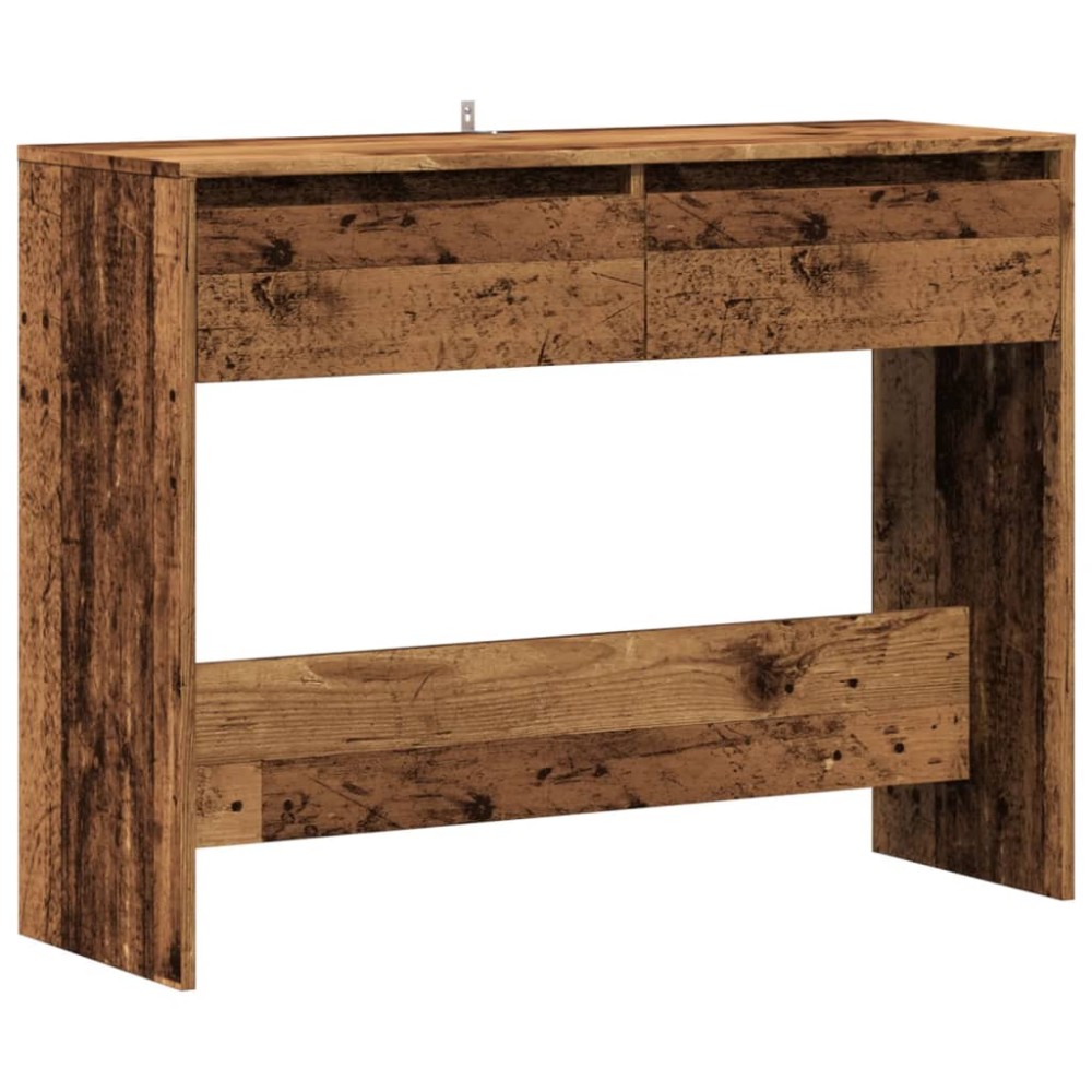 vidaXL Masă consolă, lemn vechi, 100x35x76,5 cm, lemn prelucrat