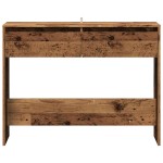 vidaXL Masă consolă, lemn vechi, 100x35x76,5 cm, lemn prelucrat