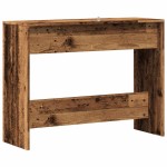 vidaXL Masă consolă, lemn vechi, 100x35x76,5 cm, lemn prelucrat