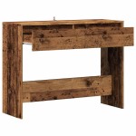 vidaXL Masă consolă, lemn vechi, 100x35x76,5 cm, lemn prelucrat