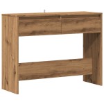 vidaXL Măsuță consolă, stejar artizanal, 100x35x76,5cm, lemn prelucrat vidaXL Măsuță consolă, stejar artizanal, 100x35x76,5cm, lemn prelucrat