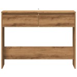 vidaXL Măsuță consolă, stejar artizanal, 100x35x76,5cm, lemn prelucrat vidaXL Măsuță consolă, stejar artizanal, 100x35x76,5cm, lemn prelucrat